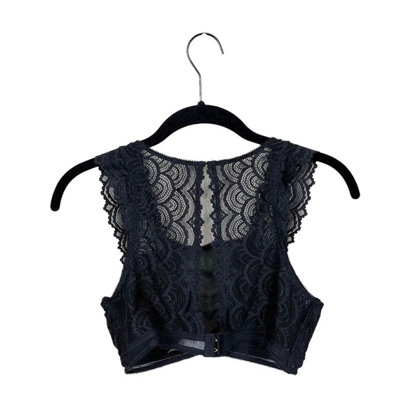 Sophie B. Lace Black Bra / Bralette Size Small Keyhole Back Wireless Size S - Picture 4 of 5